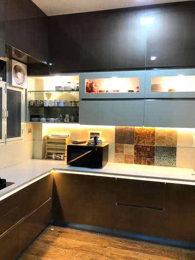 Kitchen, Lighting, Storage Designs by Interior Designer Mayank verma, Delhi | Kolo