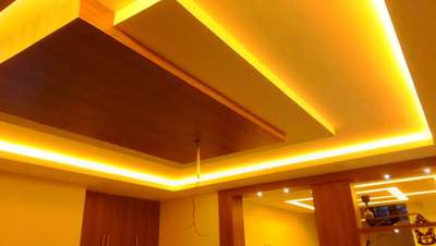 Ceiling, Lighting Designs by Civil Engineer Reuben saji, Pathanamthitta | Kolo