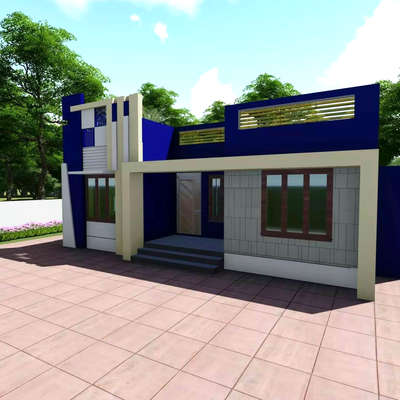 Exterior Designs by Civil Engineer Sayd Ali H, Thiruvananthapuram | Kolo
