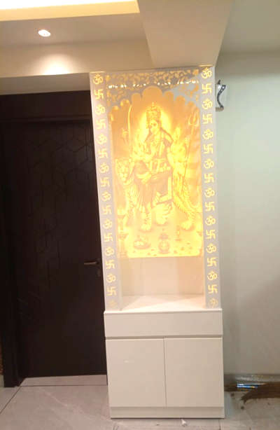 Prayer Room, Lighting, Storage Designs by Contractor yusuf  alvi, Faridabad | Kolo