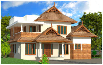 Exterior Designs by 3D & CAD Hari Prasad, Pathanamthitta | Kolo
