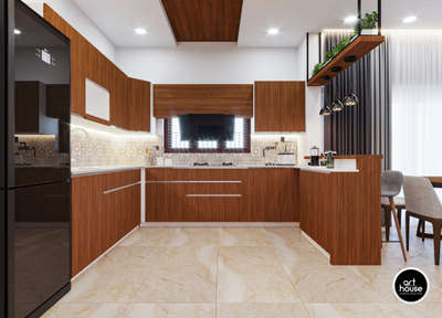 Kitchen, Storage Designs by Architect Vaisakh Es, Kannur | Kolo