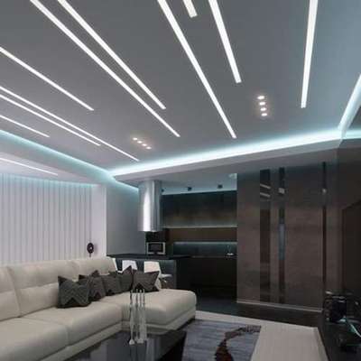 Ceiling, Lighting, Living, Furniture, Table Designs by Contractor Coluar Decoretar Sharma Painter Indore, Indore | Kolo