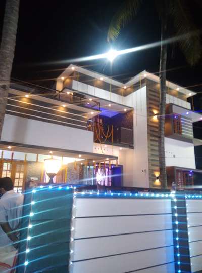 Exterior, Lighting Designs by Painting Works Anil  Anil Mayikkal , Alappuzha | Kolo