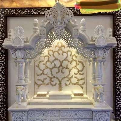 Prayer Room, Storage Designs by Contractor Badam Khan, Jaipur | Kolo