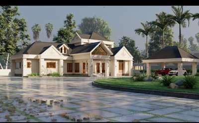 Exterior Designs by Contractor Santhosh Puthenpurackal, Idukki | Kolo