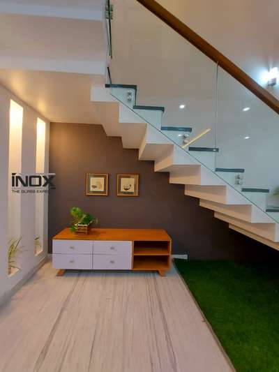 Flooring, Storage, Staircase Designs by Contractor INOX GLASS EXPERTS, Malappuram | Kolo