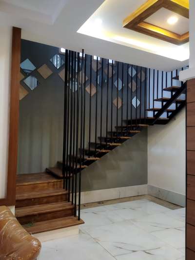 Staircase Designs by Painting Works mukesh mukesh, Alappuzha | Kolo