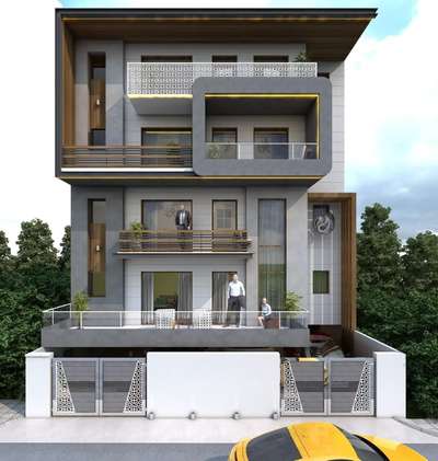 Exterior Designs by Interior Designer Yogesh Chauhan, Faridabad | Kolo