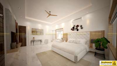 Ceiling, Lighting, Bedroom, Door, Home Decor, Table Designs by Contractor Draftsman Design studio, Kozhikode | Kolo