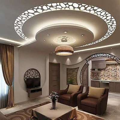 Ceiling, Furniture, Lighting, Living, Table Designs by Architect Er prahlad Saini, Bhilwara | Kolo