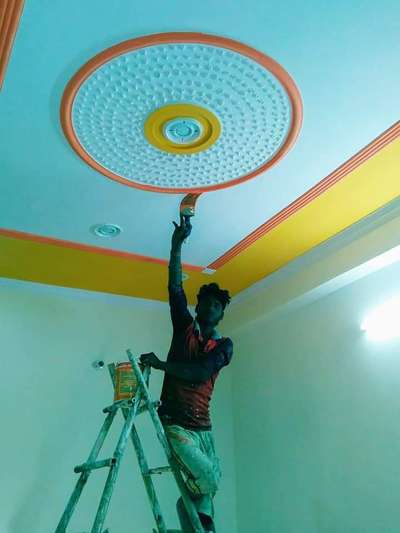 Ceiling Designs by Painting Works Moti Sah kumar, Ghaziabad | Kolo