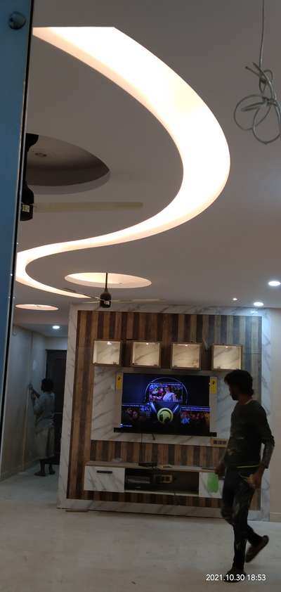 Ceiling, Lighting, Living, Storage Designs by Electric Works sv electricle contrectar, Faridabad | Kolo