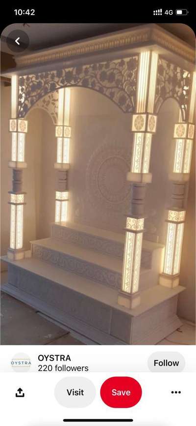 Lighting, Prayer Room, Storage Designs by Contractor rahim Saifi, Delhi | Kolo