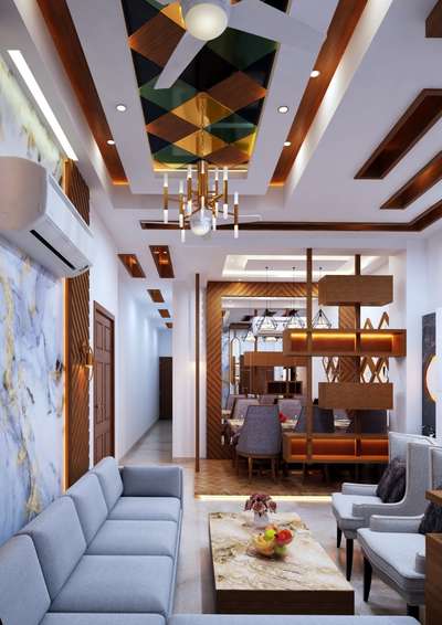 Ceiling, Furniture, Lighting, Living, Table Designs by 3D & CAD Ravinder Rana, Delhi | Kolo