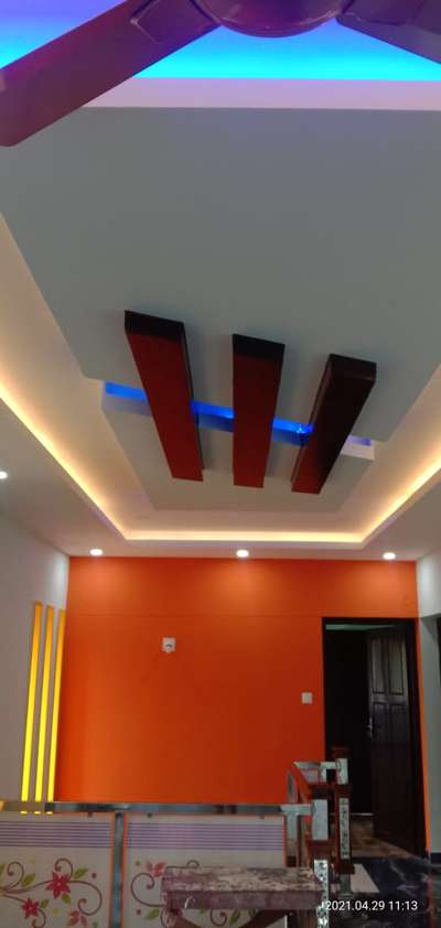 Ceiling, Lighting, Wall Designs by Painting Works RajesH Rajesh, Thiruvananthapuram | Kolo