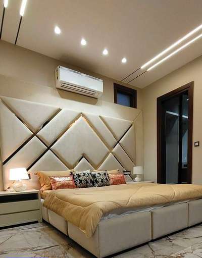 Bedroom, Ceiling, Furniture, Lighting, Storage Designs by Contractor tri Bhuvan Prasad  meena, Delhi | Kolo