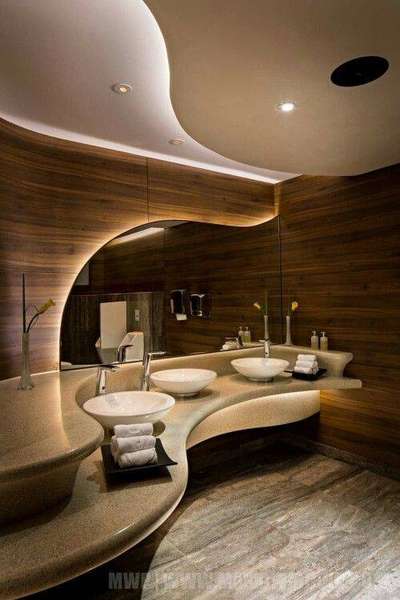 Ceiling, Lighting, Bathroom Designs by Contractor Pawan Yadav, Gautam Buddh Nagar | Kolo