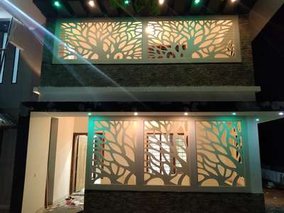 Exterior, Lighting Designs by Interior Designer Suresh Kumar, Pathanamthitta | Kolo