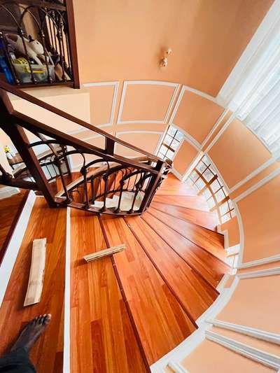 Staircase Designs by Civil Engineer Abdul Rahiman Rawther, Kottayam | Kolo