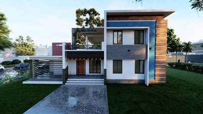 Exterior Designs by 3D & CAD Ben Babu, Idukki | Kolo