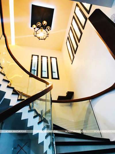 Staircase Designs by Contractor MUHAMMED SHAFEEQUE, Kozhikode | Kolo