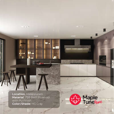 Kitchen, Lighting, Storage Designs by Interior Designer Mapletune  Furnitures, Malappuram | Kolo