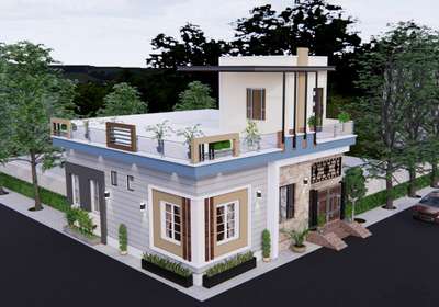 Exterior Designs by Contractor HIMANSHU PROPERTY SOLUTION, Bhopal | Kolo