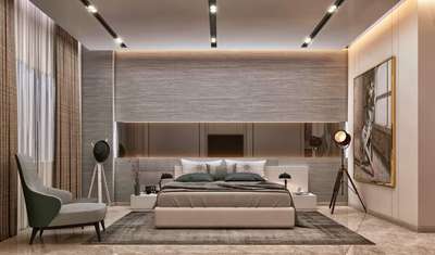 Furniture, Lighting, Bedroom, Storage Designs by Architect Architect  Shubham Tiwari, Meerut | Kolo