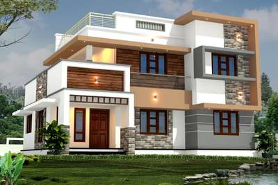 Exterior, Lighting Designs by Civil Engineer Nithin kannimari, Palakkad | Kolo
