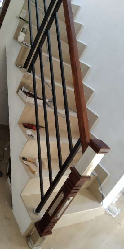Staircase Designs by Fabrication & Welding Aneesh Mohanan, Thrissur | Kolo