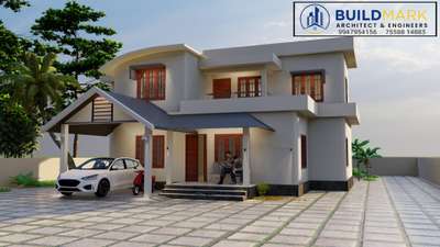 Exterior, Flooring Designs by 3D & CAD Ajmal Build Mark, Kannur | Kolo