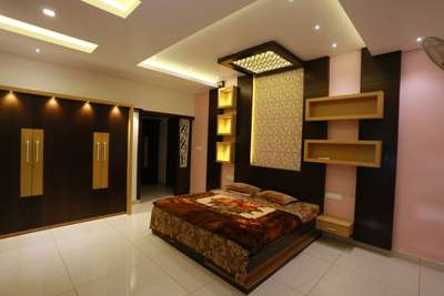 Ceiling, Furniture, Lighting, Storage, Bedroom Designs by Interior Designer Mani TC, Kannur | Kolo