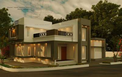 Exterior, Lighting Designs by Civil Engineer 🇻 🇦 🇦 🇸 🇺 🇰 🇮   Engineers  Architects , Pathanamthitta | Kolo
