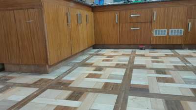 Kitchen, Storage, Flooring Designs by Building Supplies Vishnu Ramachandran, Palakkad | Kolo