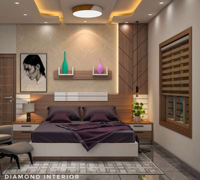 Ceiling, Furniture, Lighting, Storage, Bedroom Designs by Interior Designer Rahulmitza Mitza, Kannur | Kolo