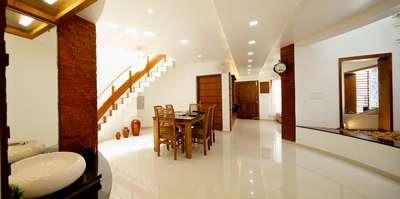 Furniture, Lighting, Staircase, Dining, Table Designs by Architect ARUN  TG , Thiruvananthapuram | Kolo