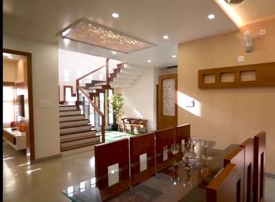 Ceiling, Furniture, Lighting, Staircase, Table Designs by Interior Designer V V FURNISHING, Palakkad | Kolo