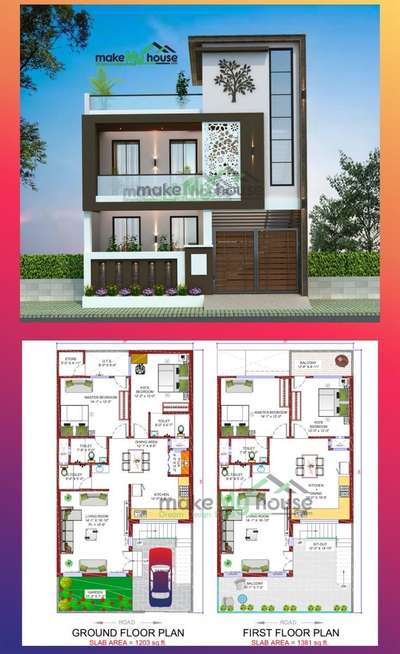 Exterior, Plans Designs by Civil Engineer amit Choudhary, Sonipat | Kolo