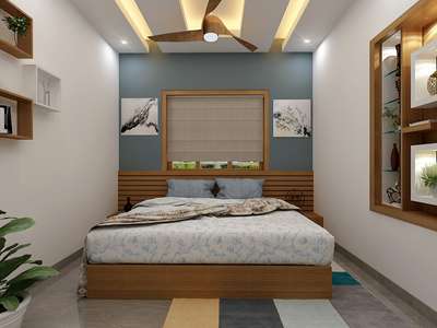 Furniture, Lighting, Storage, Bedroom Designs by Interior Designer Abhishek P, Kannur | Kolo