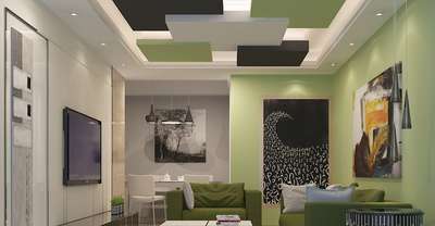 Ceiling, Lighting Designs by Contractor Green lemon, Ernakulam | Kolo
