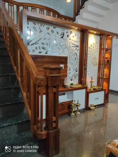 Storage, Lighting, Prayer Room Designs by Carpenter Rishi Dv, Kannur | Kolo