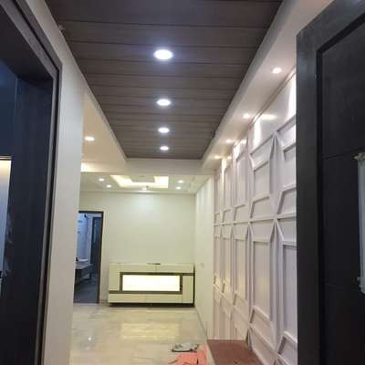 Ceiling, Lighting, Storage Designs by Contractor Jareef Khan, Gurugram | Kolo