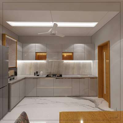 Lighting, Kitchen, Storage Designs by Architect AR MANISH  GUPTA , Gautam Buddh Nagar | Kolo