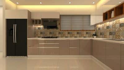 Kitchen, Lighting, Storage Designs by Interior Designer HOLA DESIGNS, Malappuram | Kolo