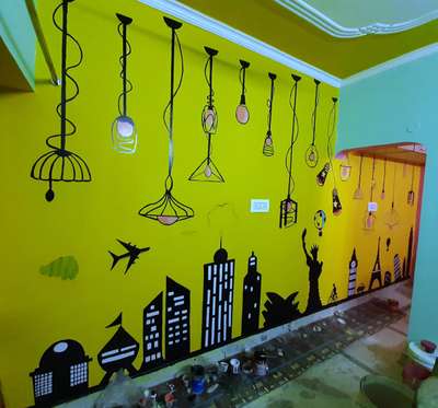 Wall Designs by Painting Works Allrounder 13, Delhi | Kolo