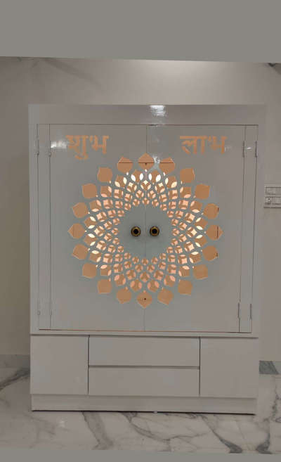 Prayer Room, Storage Designs by Carpenter Irshad Ali, Delhi | Kolo