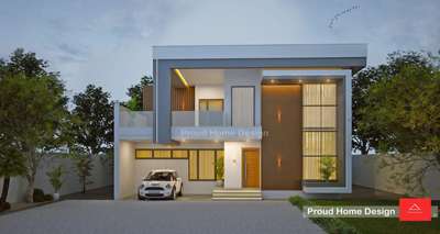 Exterior, Lighting Designs by 3D & CAD proud  home  design  , Thrissur | Kolo