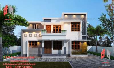 Exterior, Lighting Designs by Contractor L And  N CONSULTANCY  CONSTRUCTION, Pathanamthitta | Kolo
