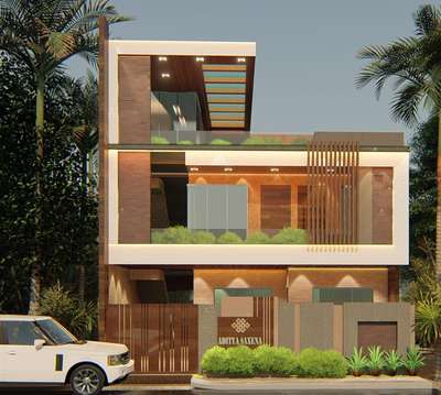 Exterior Designs by Civil Engineer Er Mukesh Sahu, Bhopal | Kolo